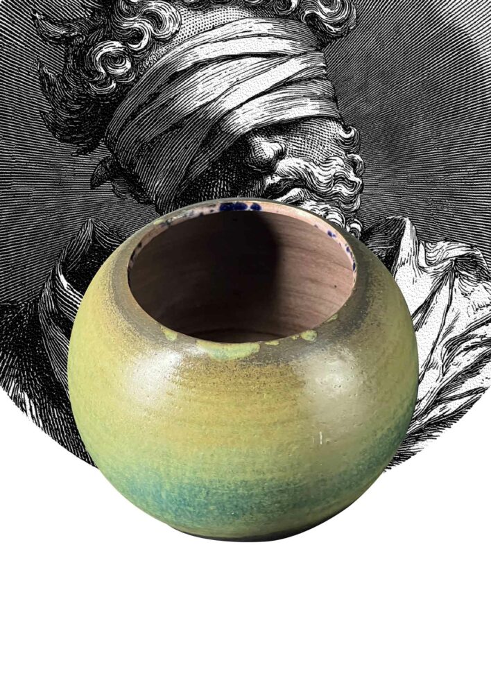 Vase rond