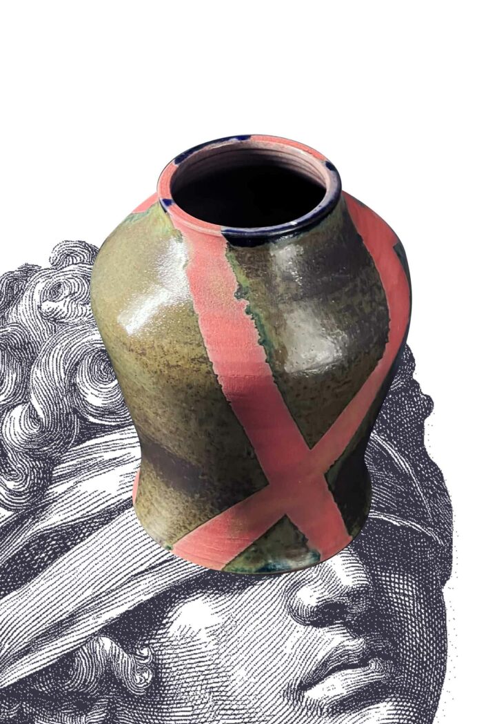 Vase bandé épaule