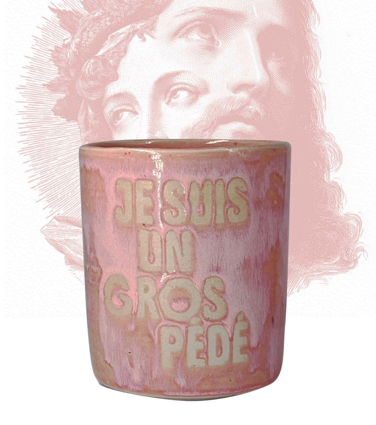 Mug impression "je suis un gros pédé"